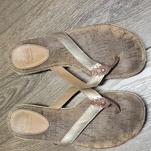 Bass 8m Gold Women's Sandals